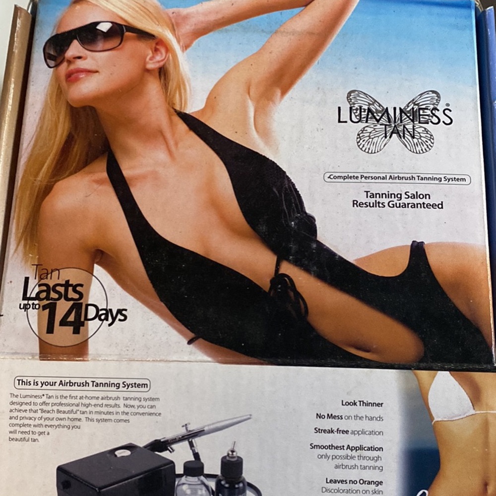 Luminess airbrush tanning home system